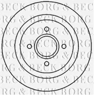 BORG & BECK bbd4662 -  Тормозной диск